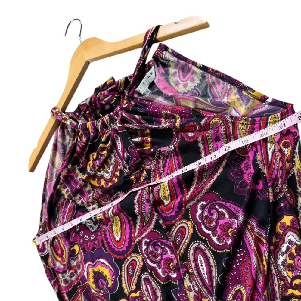 Trina Turk Paisley Halter Top size S - Picture 7 of 9